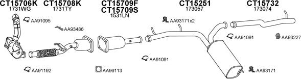 Veneporte 150568 - Sistem de esapament aaoparts.ro