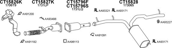 Veneporte 150626 - Sistem de esapament aaoparts.ro