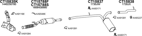 Veneporte 150628 - Sistem de esapament aaoparts.ro