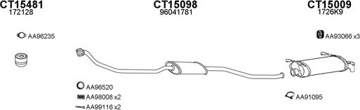 Veneporte 150165 - Sistem de esapament aaoparts.ro