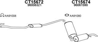 Veneporte 150395 - Sistem de esapament aaoparts.ro