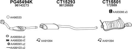 Veneporte 150271 - Sistem de esapament aaoparts.ro
