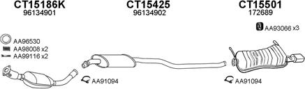 Veneporte 150273 - Sistem de esapament aaoparts.ro