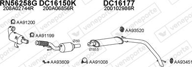 Veneporte 160095 - Sistem de esapament aaoparts.ro