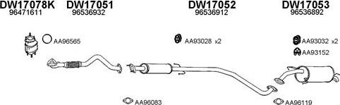 Veneporte 130005 - Sistem de esapament aaoparts.ro