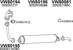 Veneporte 800549 - Sistem de esapament aaoparts.ro