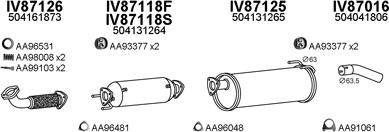 Veneporte 870040 - Sistem de esapament aaoparts.ro