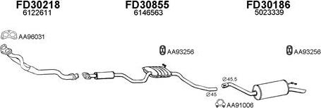 Veneporte 300459 - Sistem de esapament aaoparts.ro