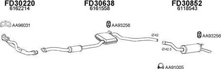 Veneporte 300456 - Sistem de esapament aaoparts.ro
