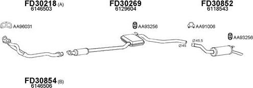 Veneporte 300457 - Sistem de esapament aaoparts.ro