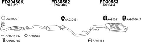 Veneporte 300021 - Sistem de esapament aaoparts.ro