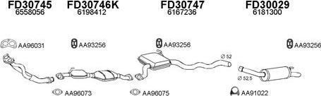 Veneporte 300127 - Sistem de esapament aaoparts.ro