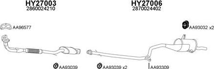 Veneporte 270014 - Sistem de esapament aaoparts.ro