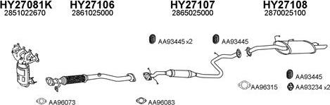 Veneporte 270029 - Sistem de esapament aaoparts.ro