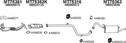 Veneporte 750050 - Sistem de esapament aaoparts.ro