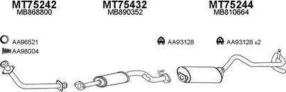 Veneporte 750083 - Sistem de esapament aaoparts.ro