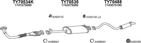 Veneporte 700094 - Sistem de esapament aaoparts.ro