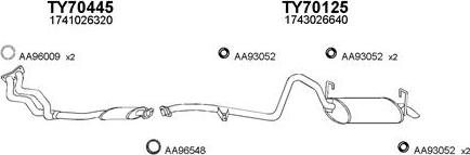 Veneporte 700010 - Sistem de esapament aaoparts.ro