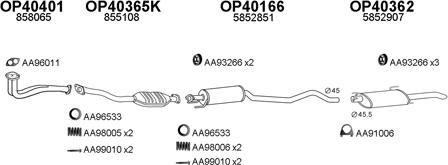 Veneporte 770094 - Sistem de esapament aaoparts.ro