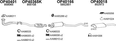 Veneporte 770095 - Sistem de esapament aaoparts.ro