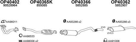 Veneporte 770096 - Sistem de esapament aaoparts.ro