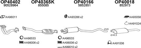 Veneporte 770092 - Sistem de esapament aaoparts.ro