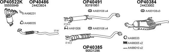 Veneporte 770018 - Sistem de esapament aaoparts.ro