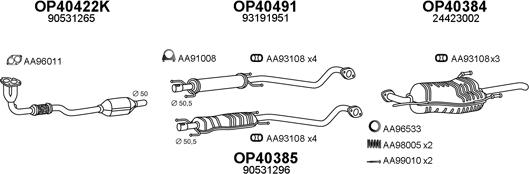 Veneporte 770017 - Sistem de esapament aaoparts.ro