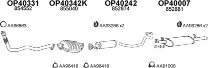 Veneporte 770085 - Sistem de esapament aaoparts.ro