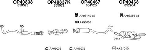 Veneporte 770080 - Sistem de esapament aaoparts.ro