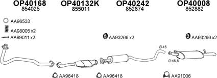 Veneporte 770088 - Sistem de esapament aaoparts.ro