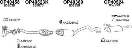 Veneporte 770108 - Sistem de esapament aaoparts.ro
