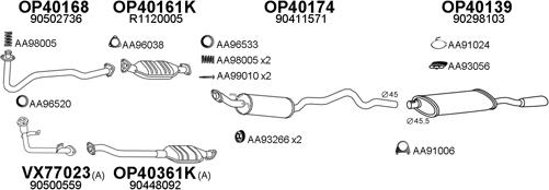 Veneporte 770114 - Sistem de esapament aaoparts.ro