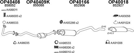 Veneporte 770118 - Sistem de esapament aaoparts.ro