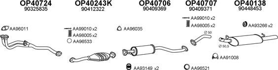 Veneporte 770176 - Sistem de esapament aaoparts.ro