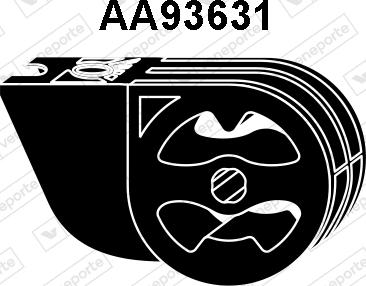 Veneporte AA93631 - Suport, toba esapament aaoparts.ro