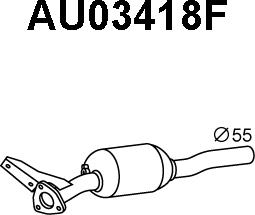 Veneporte AU03418F - Filtru funingine / particule, sist.de esapament aaoparts.ro