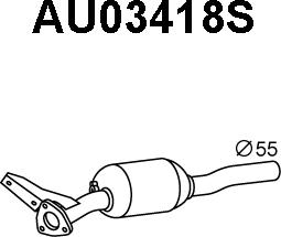 Veneporte AU03418S - Filtru funingine / particule, sist.de esapament aaoparts.ro