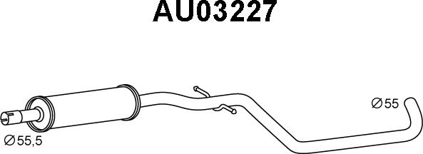Veneporte AU03227 - Toba esapament primara aaoparts.ro