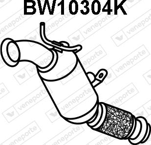 Veneporte BW10304K - Catalizator aaoparts.ro