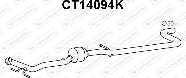 Veneporte CT14094K - Catalizator aaoparts.ro