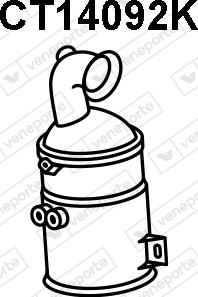 Veneporte CT14092K - Catalizator aaoparts.ro