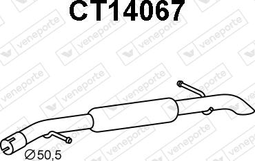 Veneporte CT14067 - Toba esapament finala aaoparts.ro