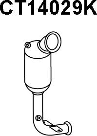 Veneporte CT14029K - Catalizator aaoparts.ro