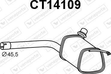 Veneporte CT14109 - Toba esapament finala aaoparts.ro