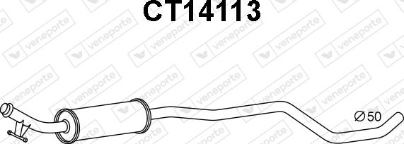 Veneporte CT14113 - Toba esapament primara aaoparts.ro