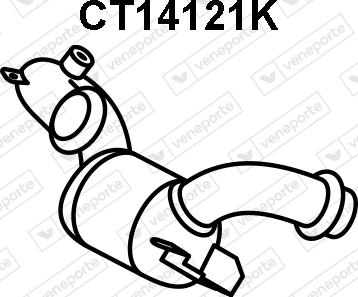Veneporte CT14121K - Catalizator aaoparts.ro