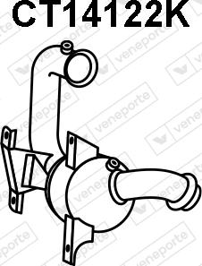 Veneporte CT14122K - Catalizator aaoparts.ro