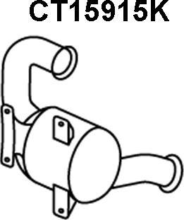 Veneporte CT15915K - Catalizator aaoparts.ro