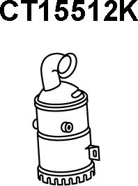 Veneporte CT15512K - Catalizator aaoparts.ro